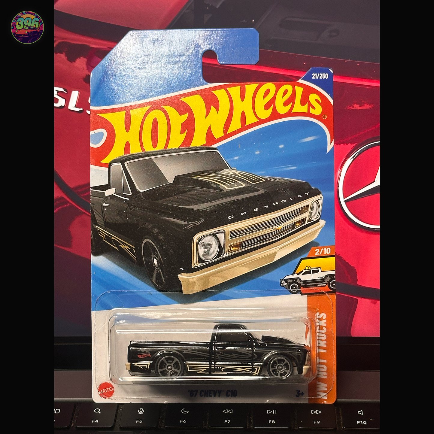 Hot Wheels '67 Chevy C10 1:64 Diecast - HW Hot Trucks Series