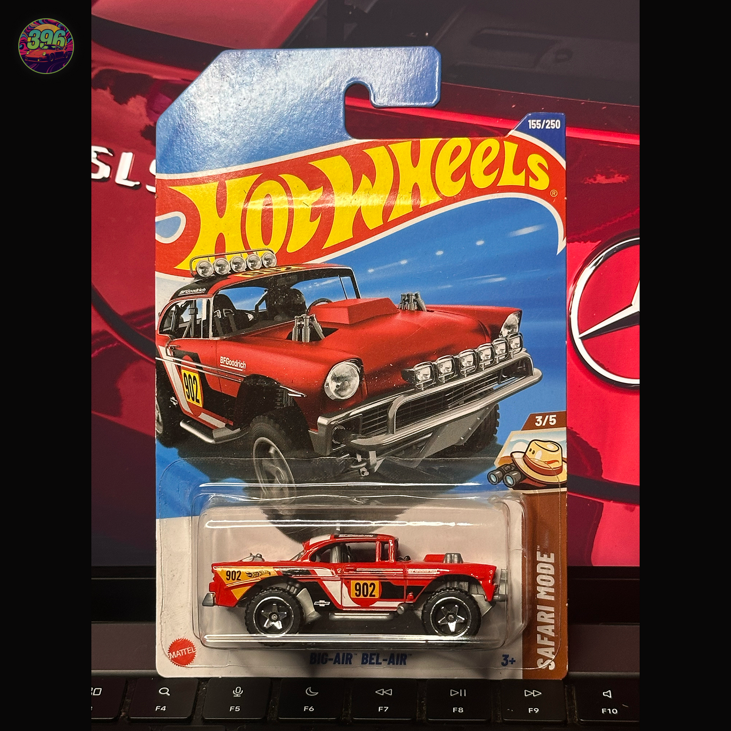 Hot Wheels Big-Air Bel-Air 1:64 Diecast - Safari Mode Off-Road Chevy