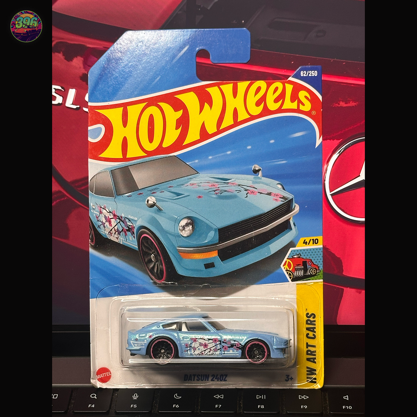 Hot Wheels Datsun Fairlady 240Z 1:64 Diecast - “Cherry Blossom” Custom Art Car