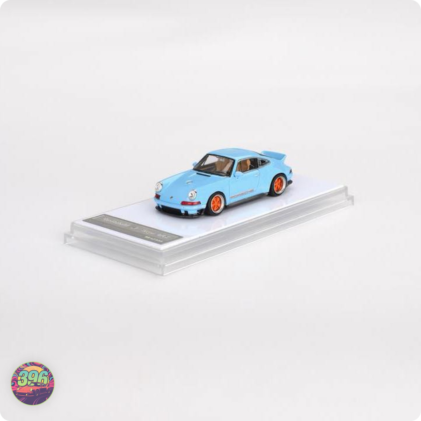 Zincit Model – Singer Porsche 911 in Gulf Blue & Orange Accents