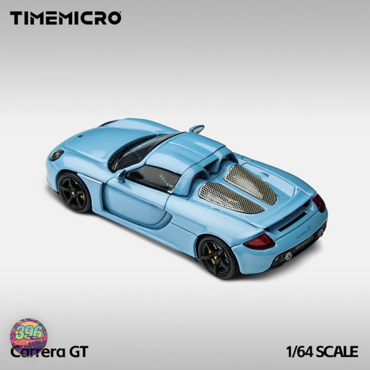 TimeMicro Porsche Carrera GT in Gulf Blue 1:64 Diecast Model