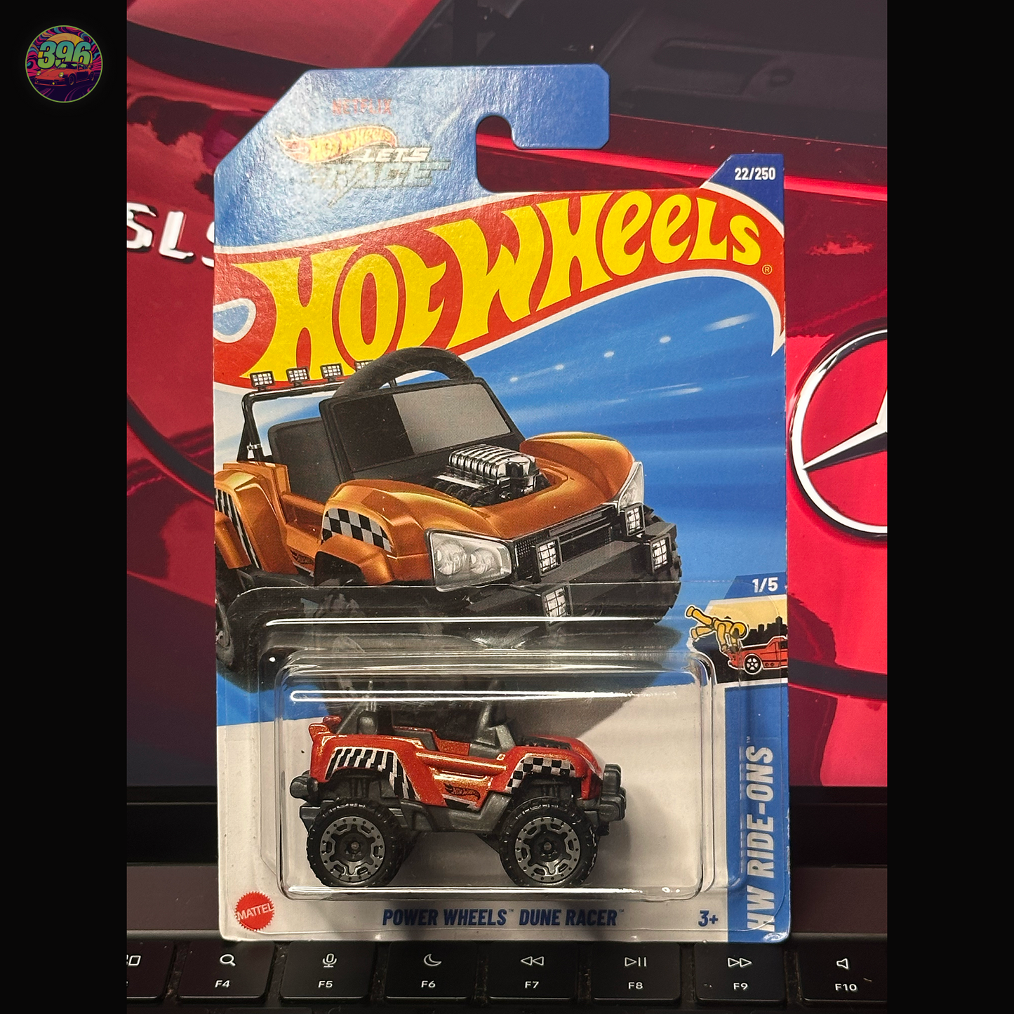 Hot Wheels Power Wheels Dune Racer 1:64 Diecast - HW Ride-Ons Series