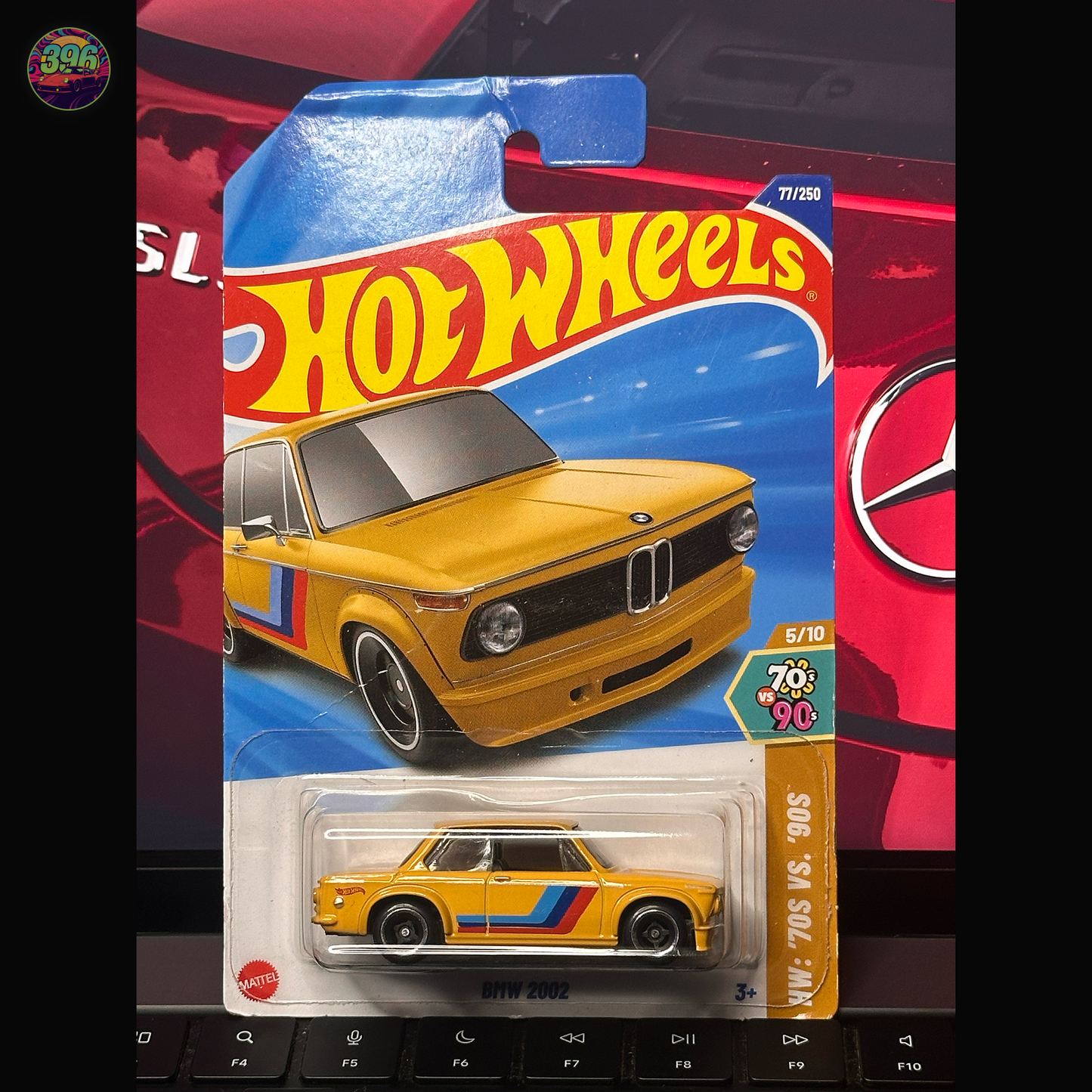 Hot Wheels BMW 2002 1:64 Diecast - ’70s vs ’90s Series Classic German Car