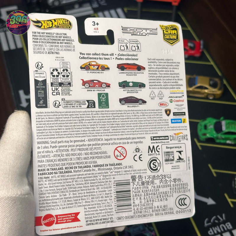 Hot Wheels Premium BMW M1 Procar 1:64 Diecast - Car Culture Exotic Envy