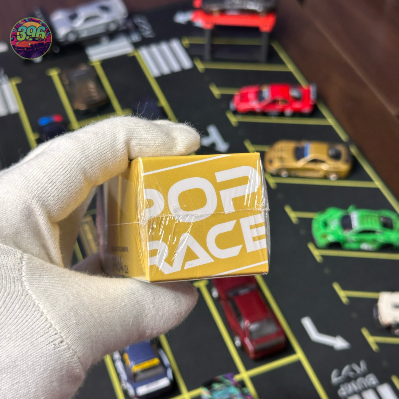 Pop Race RE Amemiya Mazda RX-7 (FD3S) 1:64 Diecast - Iconic Yellow JDM Rotary Masterpiece