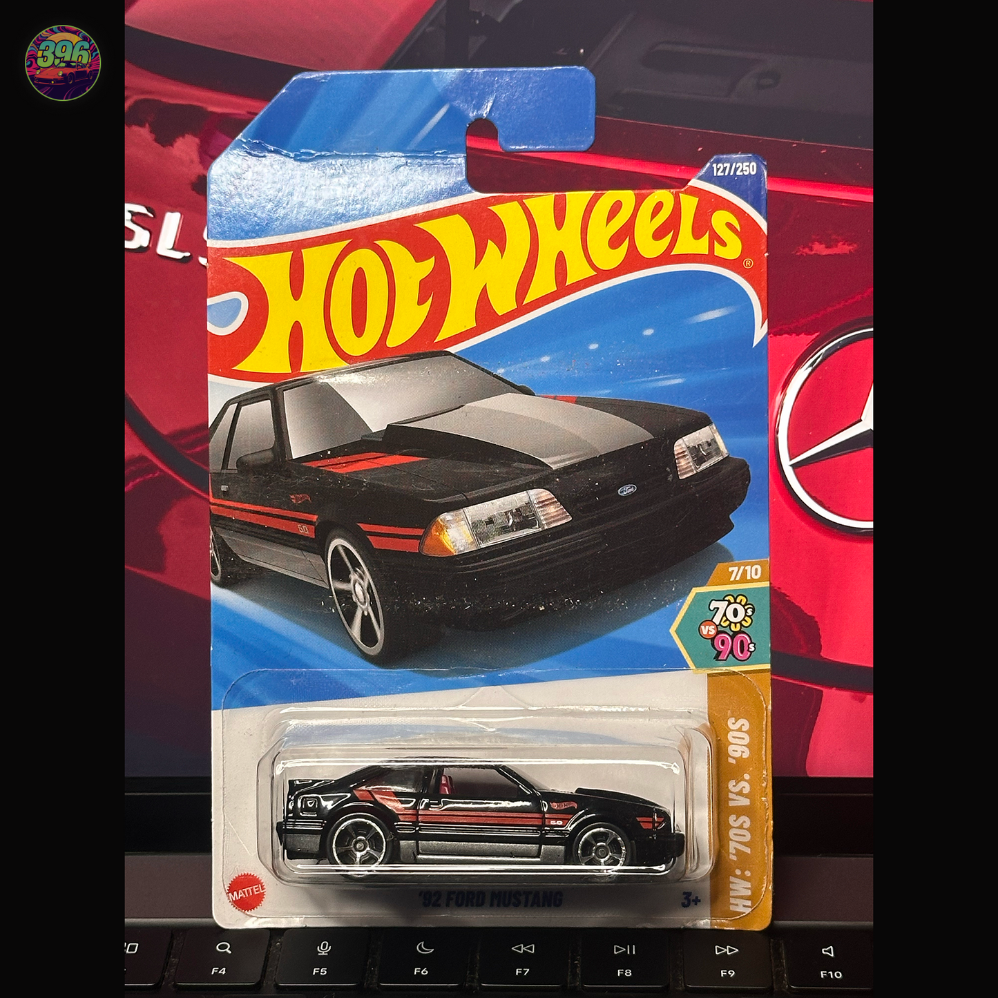 Hot Wheels ’92 Ford Mustang 1:64 Diecast - HW ’70s vs ’90s