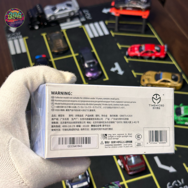Time Micro Porsche RWB 911 "Kanagawa Wave" 1:64 Diecast - Iconic JDM Art Livery