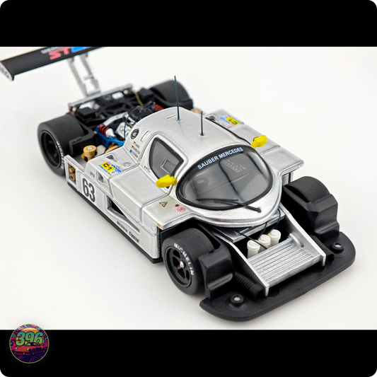 YS Model - Sauber Mercedes C9 #63 Silver Le Mans with Opening Hood β 1:64 YS Diecast Model