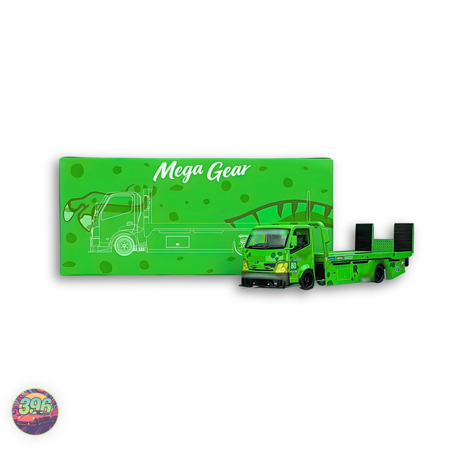 Mega Gear - Rexy Tow Truck (with chance of Chase) - 1:64 Micro Turbo Diecast Model