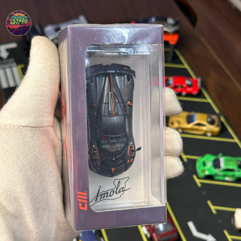 CM Model Pagani Imola 1:64 Diecast - Metallic Grey Finish - Hypercar Collectible