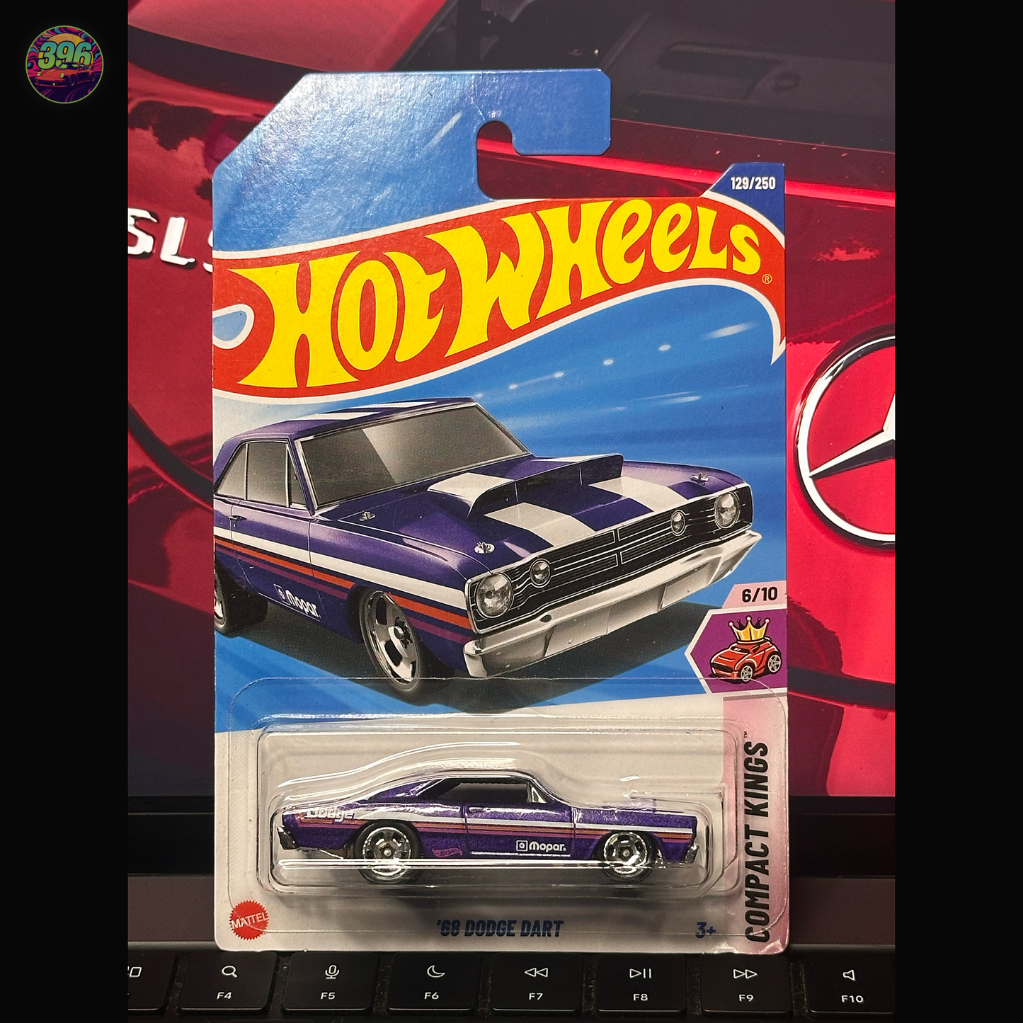 Hot Wheels ’68 Dodge Dart 1:64 Diecast - 2023 Compact Kings Mopar