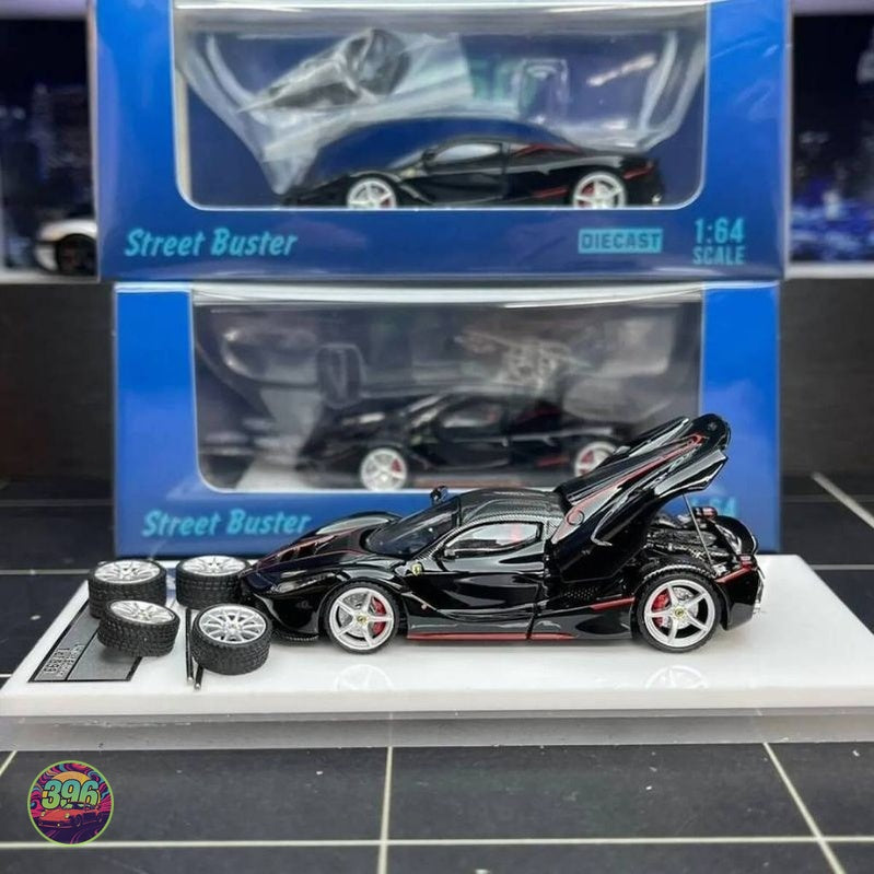 Street Buster β Ferrari LaFerrari in Black β 1:64 Street Buster Diecast Model