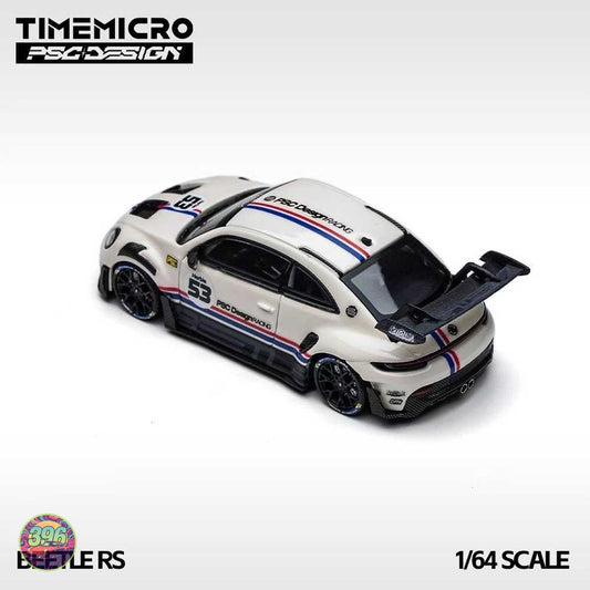 TimeMicro x PSC Design - Volkswagen Beetle Herbie #53 PSC Design Racing β 1:64 TimeMicro Diecast Model