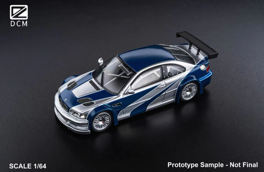 DCM BMW M3 GTR (E46) 1:64 Diecast - Need for Speed: Most Wanted - Gaming Icon