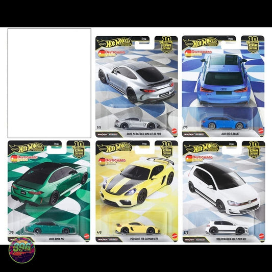 [PREORDER] Hot Wheels Premium – Deutschland Design 5-Car Set – 1:64 Hot Wheels Diecast Models