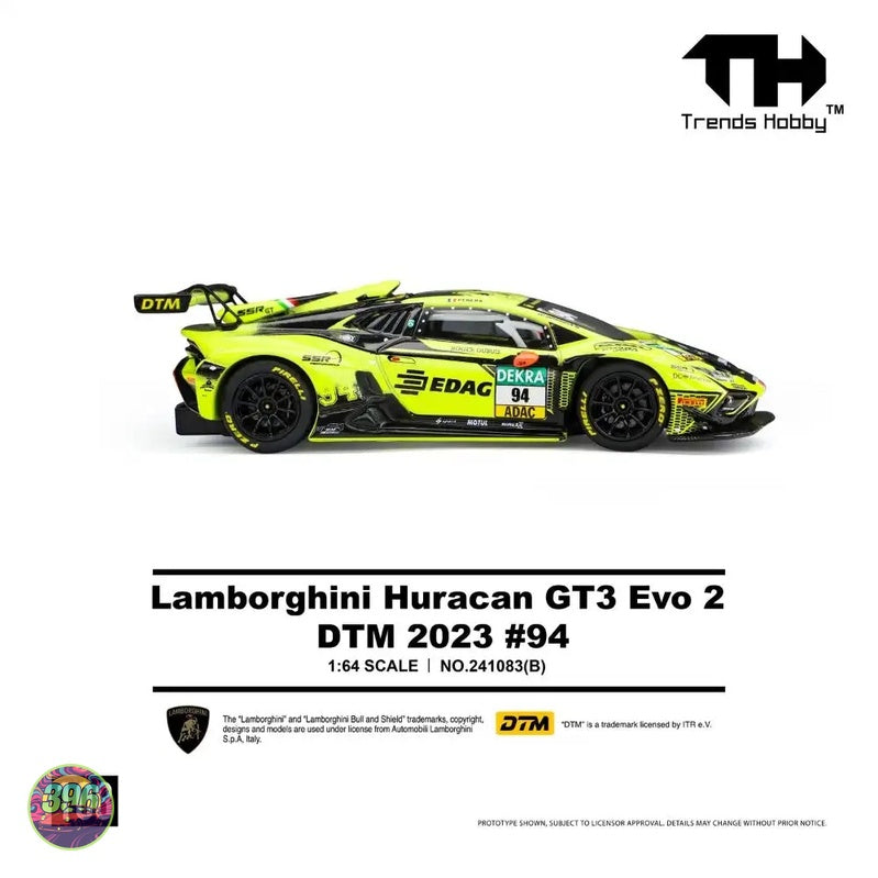 Trends Hobby - Lamborghini Huracán GT3 Evo 2 DTM 2023 #94 – 1:64 Trends Hobby Diecast Model
