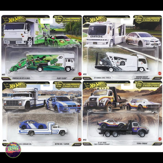 [PREORDER] Hot Wheels – Car Culture Team Transport Porsche 911 GT3 R (992) Fleet Flyer with Rexy Livery – 1:64 Hot Wheels Diecast Model #97
