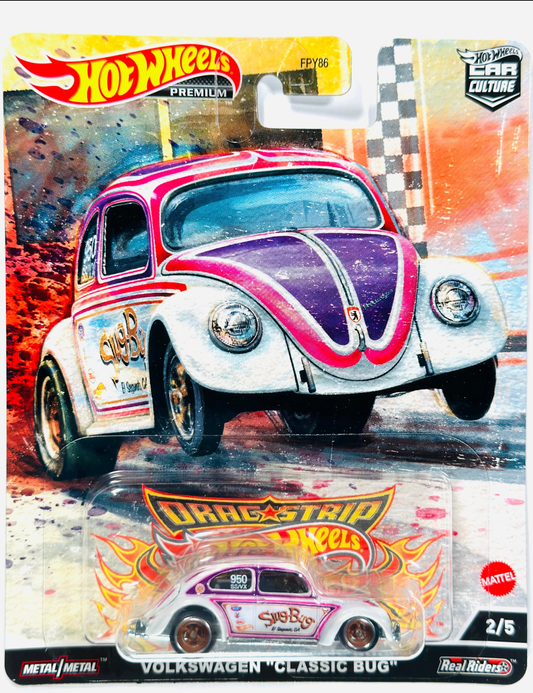 Hot Wheels Car Culture Drag Strip Demons Volkswagen Classic Bug 1:64 Diecast