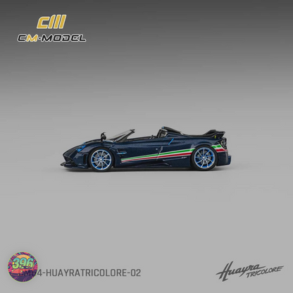 CMModel - Pagani Huayra in Exposed Blue Carbon Fibre - 1:64 Diecast Model