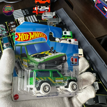 🔥 Hot Wheels Mainline: Nissan Patrol Custom [Green] - 1/64 Diecast Car