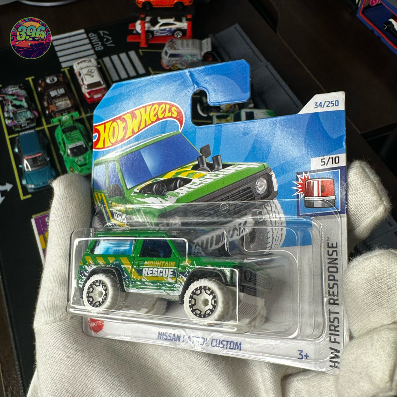 🔥 Hot Wheels Mainline: Nissan Patrol Custom [Green] - 1/64 Diecast Car