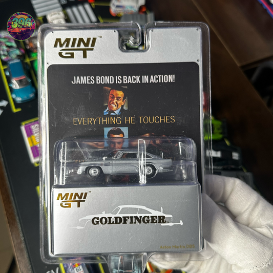 🏁 MiniGT James Bond Aston Martin DB5 - Goldfinger 1:64 Scale Diecast Model