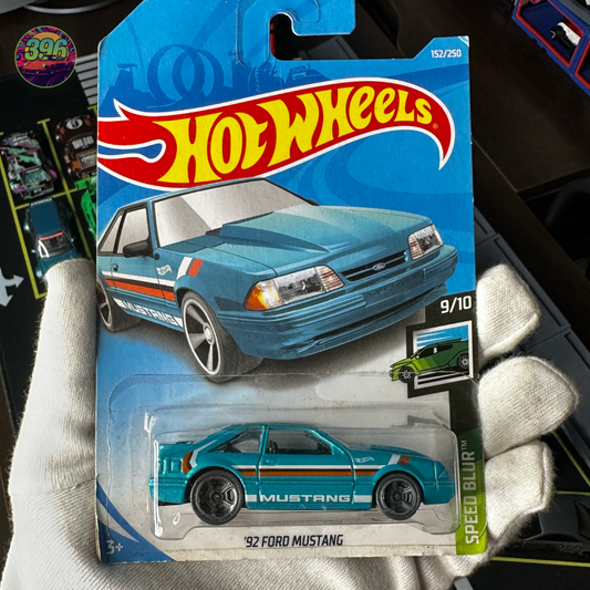 🔥 Hot Wheels Mainline: '92 Ford Mustang - 1/64 Diecast Car