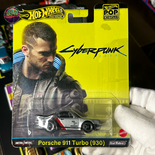 🏁 Hot Wheels Premium Pop Culture: Cyberpunk 2077 Porsche 911 Turbo (930)