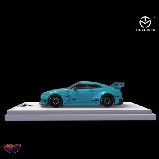 TimeMicro - Liberty Walk Nissan GT-R R35 in Ocean. Blue - 1:64 Diecast Model