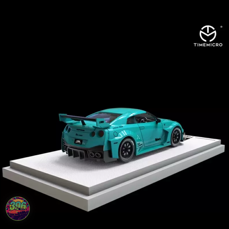 TimeMicro - Liberty Walk Nissan GT-R R35 in Ocean. Blue - 1:64 Diecast Model