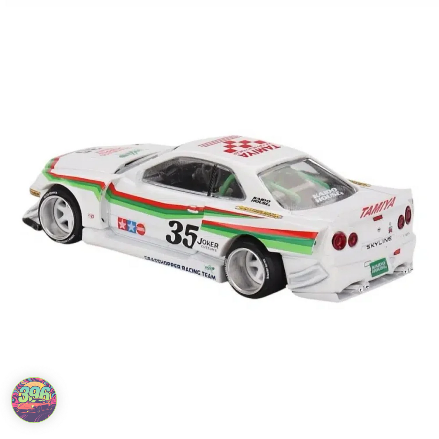 MiniGT Kaido House - Nissan Skyline GT-R R34 "The Grasshopper" [UNSEALED] - 1:64 Diecast Model