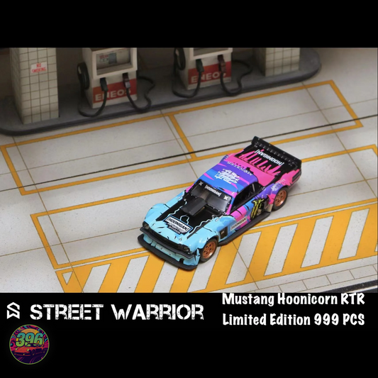 Street Warrior Mustang Hoonicorn RTR [Pink] 1:64 Diecast Model