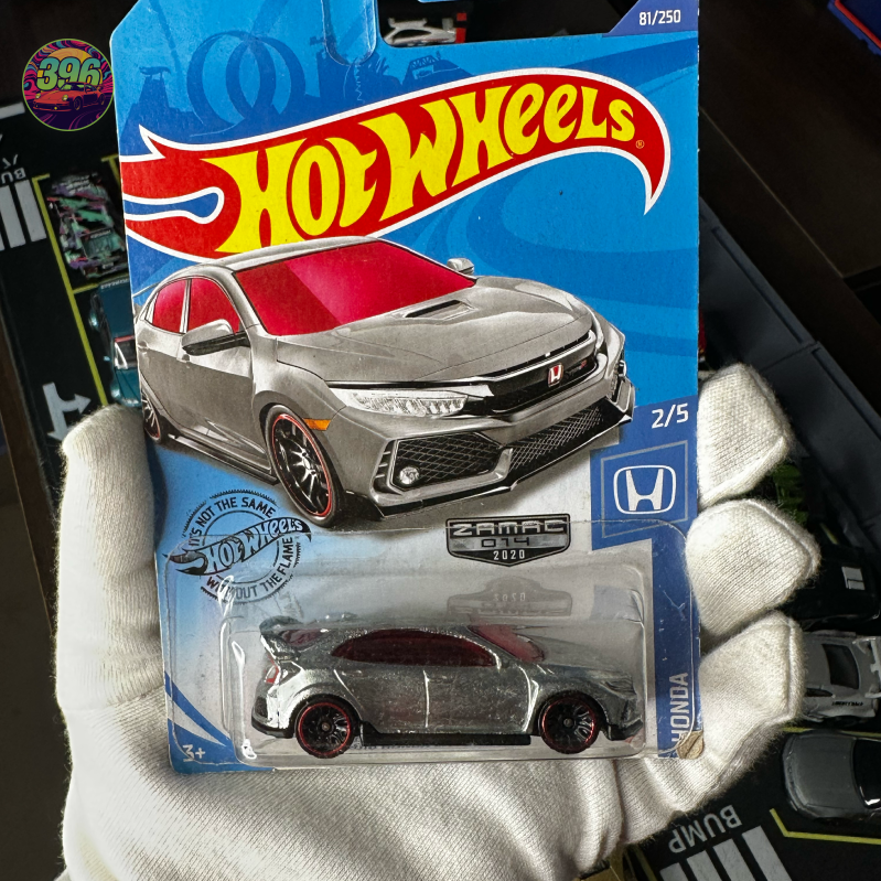 .  🔥 Hot Wheels Mainline: [ZAMAC] 2018 Honda Civic Type R - 1/64 Diecast Car