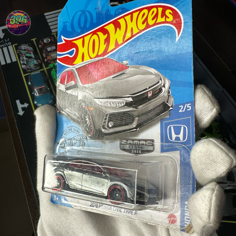 .  🔥 Hot Wheels Mainline: [ZAMAC] 2018 Honda Civic Type R - 1/64 Diecast Car