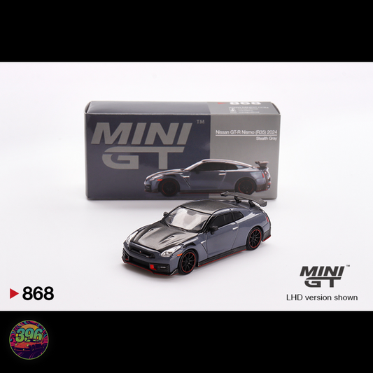 [BOX] Nissan GT-R Nismo R35 in Stealth Grey - 1:64 Diecast Model