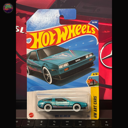 Hot Wheels DMC DeLorean 1:64 Diecast - HW Art Cars Series