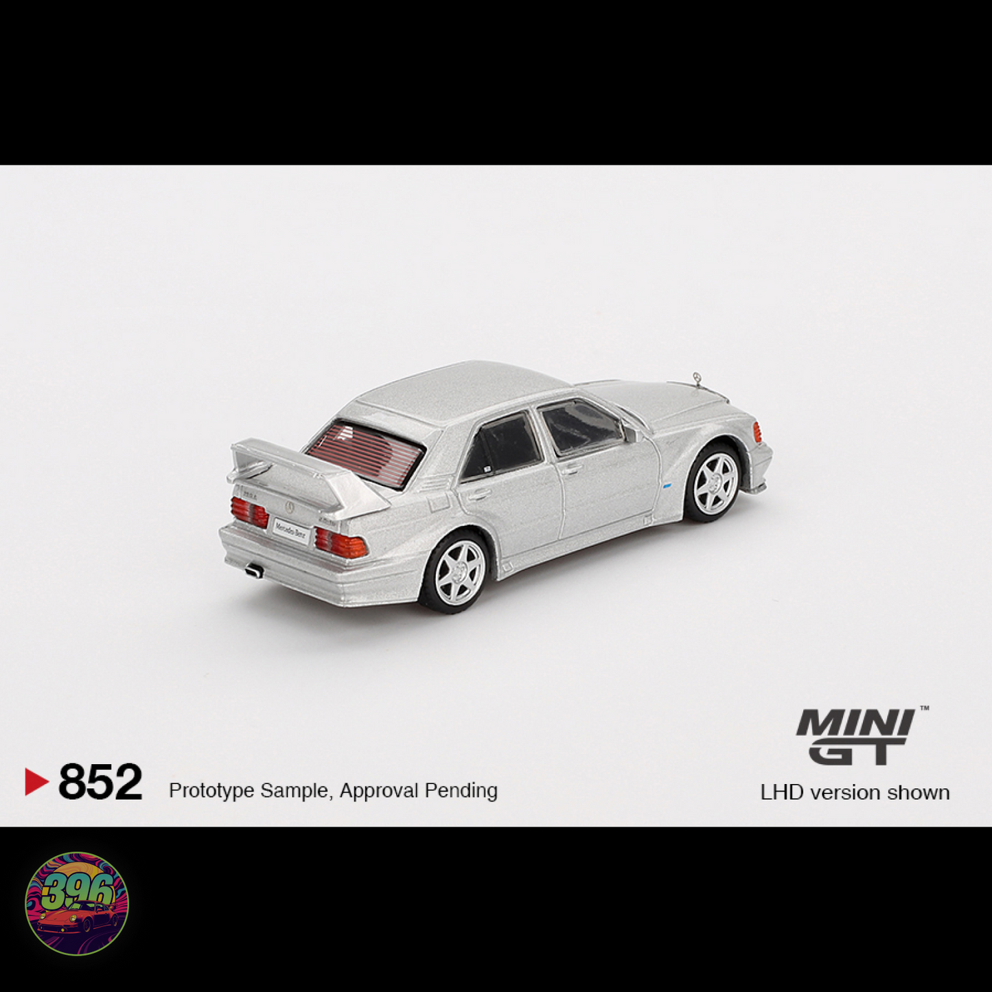 [BLISTER] Mercedes-Benz 190E 2.5-16 Evolution II in Astral Silver – 1:64 Diecast Model