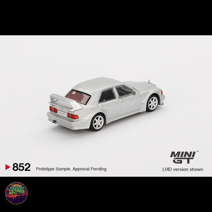 [BLISTER] Mercedes-Benz 190E 2.5-16 Evolution II in Astral Silver – 1:64 Diecast Model