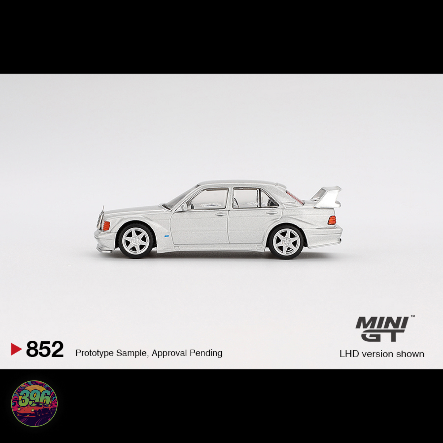 [BLISTER] Mercedes-Benz 190E 2.5-16 Evolution II in Astral Silver – 1:64 Diecast Model