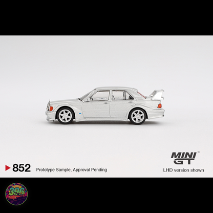 [BLISTER] Mercedes-Benz 190E 2.5-16 Evolution II in Astral Silver – 1:64 Diecast Model