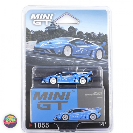 [BLISTER] LB★WORKS Lamborghini Huracán GT Gravity #5 – 1:64 Mini GT Diecast Model #1055