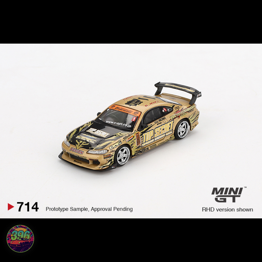 [BLISTER] Nissan Silvia S15 Top Secret D1GP – 1:64 Mini GT Diecast Model (D1 Grand Prix Edition)