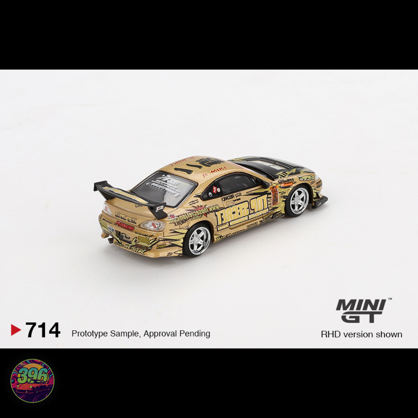 [BLISTER] Nissan Silvia S15 Top Secret D1GP – 1:64 Mini GT Diecast Model (D1 Grand Prix Edition)