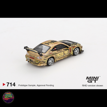 [BLISTER] Nissan Silvia S15 Top Secret D1GP – 1:64 Mini GT Diecast Model (D1 Grand Prix Edition)