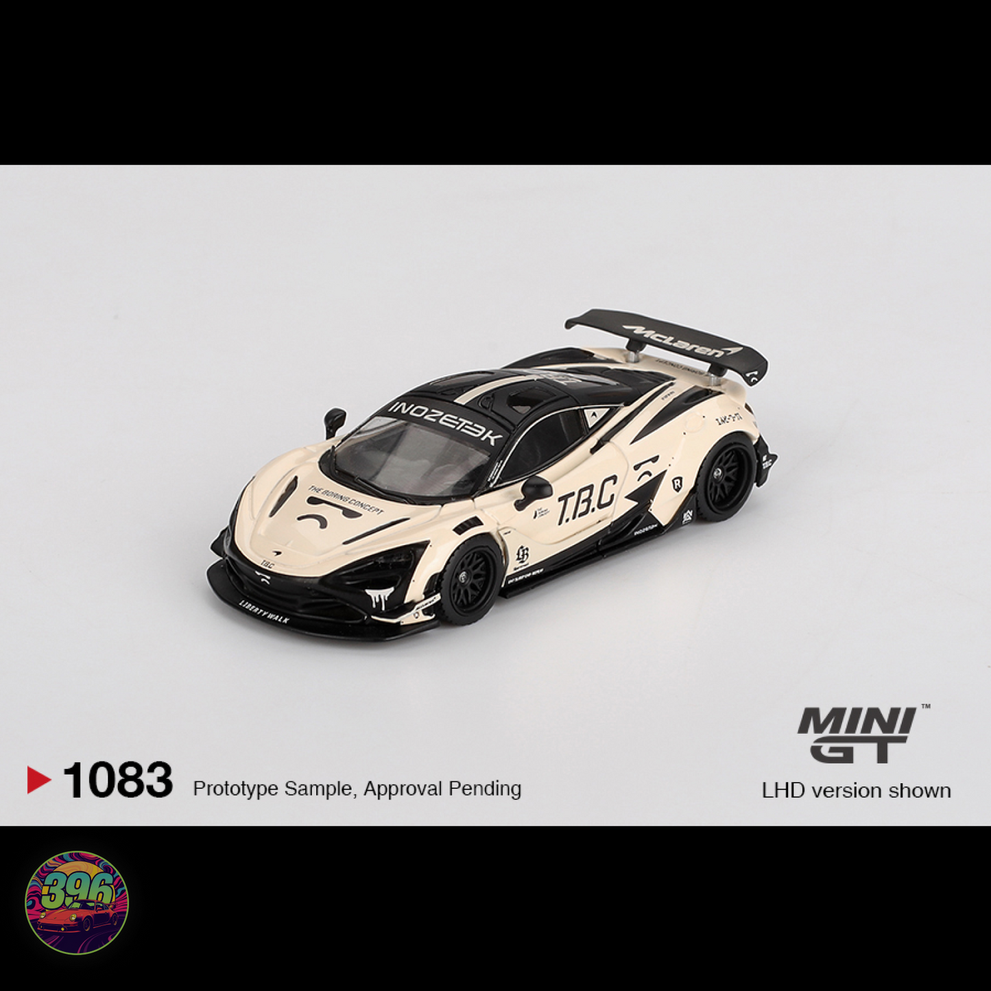 [BLISTER] McLaren 720s in TBC Livery – 1:64 Mini GT Diecast Model #1083
