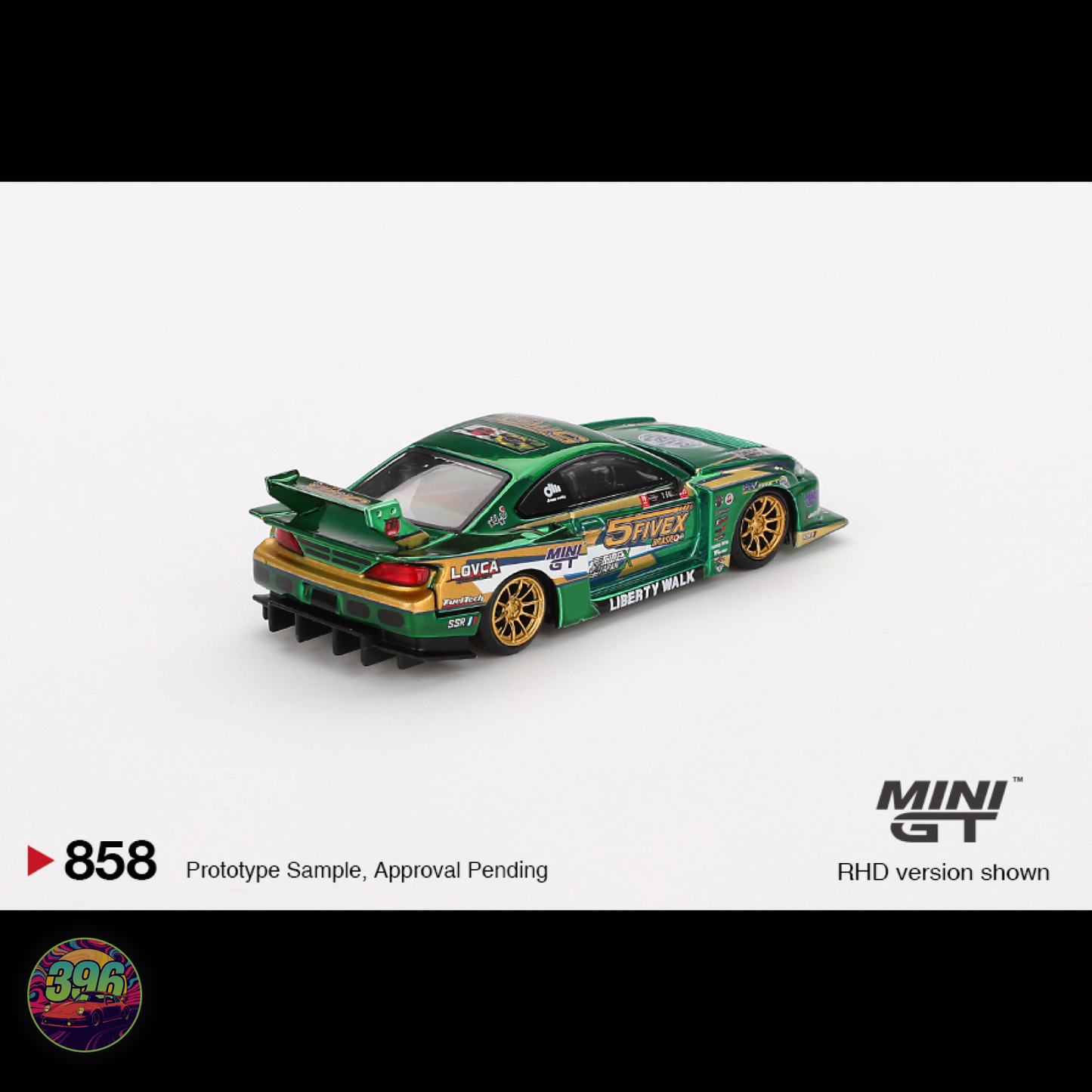 [BLISTER] Nissan Silvia S15 LB-Super Silhouette LBWK 2024 Fausto Racing – 1:64 Mini GT Diecast Model #858