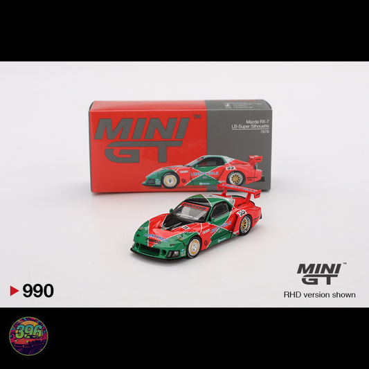 [BLISTER] Mazda RX-7 LB-Super Silhouette #55 787B Livery – 1:64 Mini GT Diecast Model #990