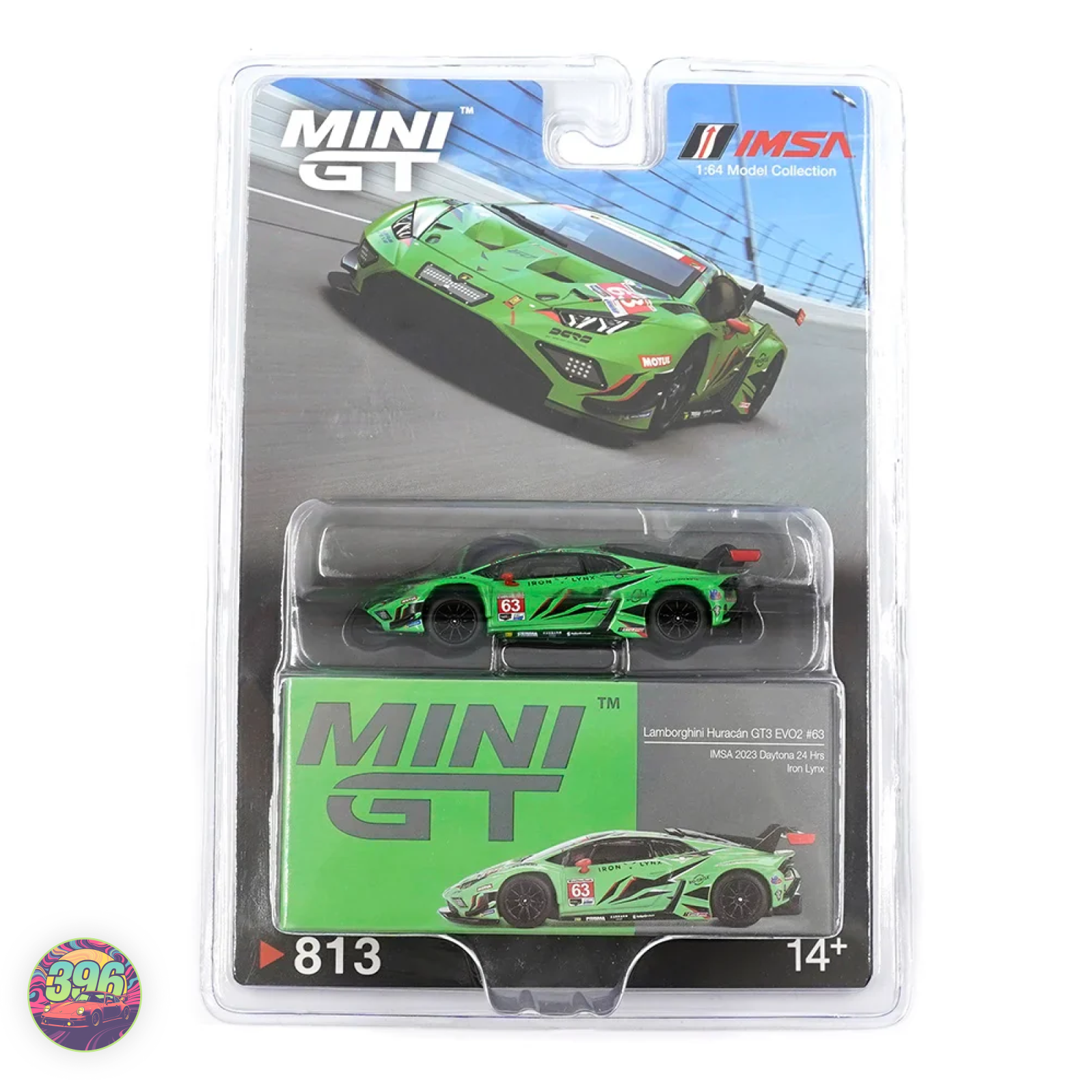 BLISTER] Lamborghini Huracán GT3 EVO2 #63 Iron Lynx IMSA 2023