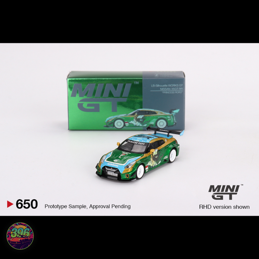 [BLISTER] LB-Silhouette WORKS GT Nissan GT-R R35 Princess RoRo – 1:64 Mini GT Mizu Diecast Exclusive
