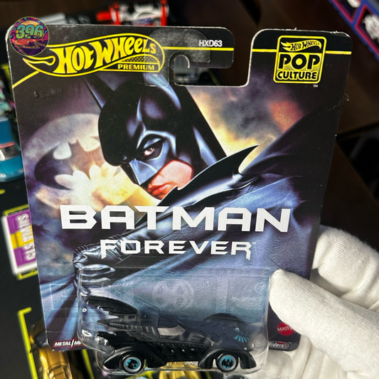 🔥 Hot Wheels Premium Pop Culture: Batman Forever Batmobile (1995 Movie Edition)